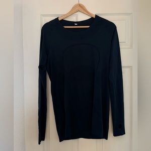 Lululemon Swiftly Tech Long Sleeve Size 12 Navy